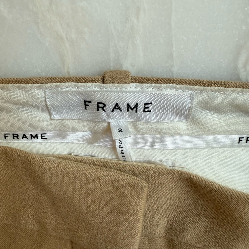 Frame Denim Classic Beige Trousers
